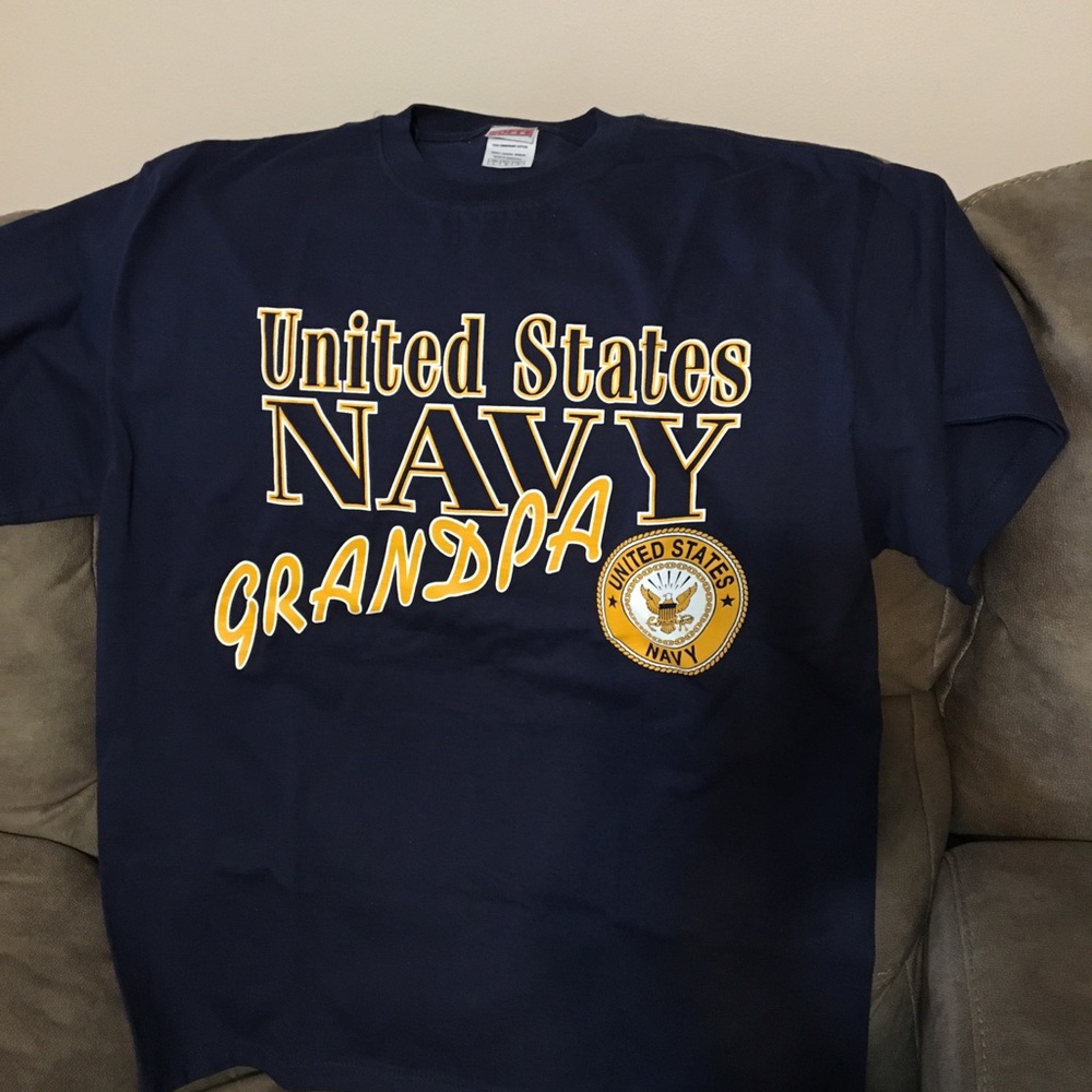 Grandpa Navy shirt